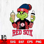 Boston Red Sox Grinch 2 coffee Svg Eps Dxf Png File, Digital Download, Instant Download