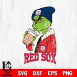 Boston Red Sox Grinch Bougie Football Svg Eps Dxf Png File, Digital Download, Instant Download