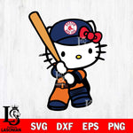 Boston Red Sox Hello Kitty sport Svg Eps Dxf Png File, Digital Download, Instant Download