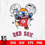 Boston Red Sox Stitch Michael Halloween Svg Eps Dxf Png File, Digital Download, Instant Download