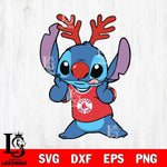 Boston Red Sox Stitch Reindeer SVG DXF EPS PNG file, Cut file cricut, Instant Download