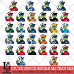 Boujee Grinch 10 MLB Svg Eps Dxf Png File, Digital Download, Instant Download