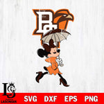 Bowling Green Falcons Fancy Minnie Svg Eps Dxf Png File, Digital Download, Instant Download