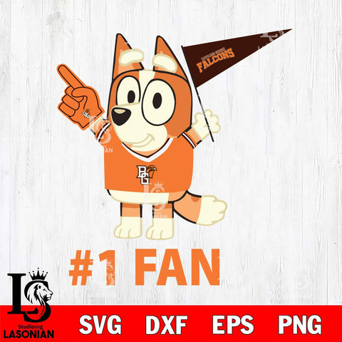 Bowling Green Falcons Bingo 1# Fan Svg Eps Dxf Png File,NCAA Svg Files,Bluey svg ,Digital Download ,Instant Download, Cricut File