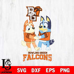 Bowling Green Falcons Bluey Chilli Dance Svg Eps Dxf Png File, Digital Download, Instant Download