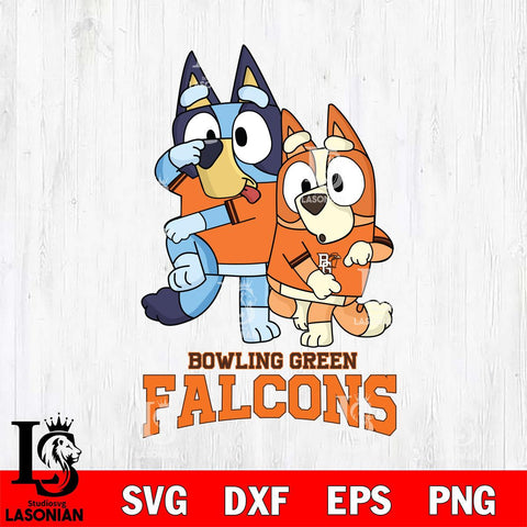 Bowling Green Falcons Bluey Chilli Dance Mode Svg Eps Dxf Png File, Digital Download, Instant Download