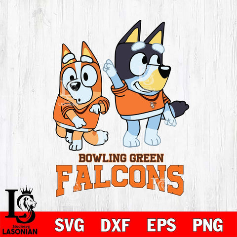 Bowling Green Falcons Bluey Chilli Mode Dance Svg Eps Dxf Png File, Digital Download, Instant Download