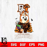 Bowling Green Falcons Bluey Halloween NCAA Svg Eps Dxf Png File, Digital Download, Instant Download