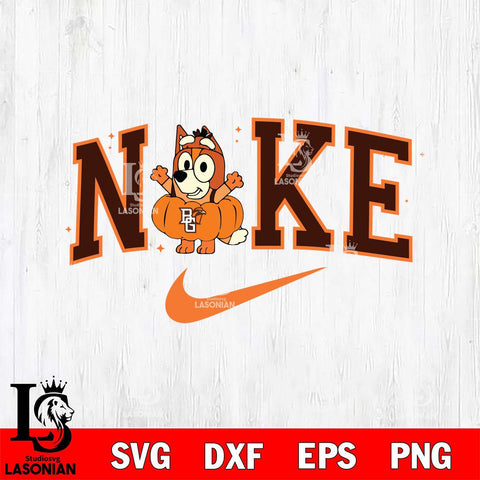 Bowling Green Falcons Bluey Halloween Nike NCAA Svg Eps Dxf Png File, Digital Download, Instant Download