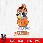 Bowling Green Falcons Bluey Hoodie rugby Svg Eps Dxf Png File, Digital Download ,Instant Download, Cricut File