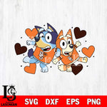 Bowling Green Falcons Bluey heart Svg Eps Dxf Png File, Digital Download, Instant Download