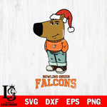 Bowling Green Falcons Chill Guy Christmas Svg Eps Dxf Png File,NCAA Svg Files,Chill Guy svg ,Digital Download ,Instant Download, Cricut File