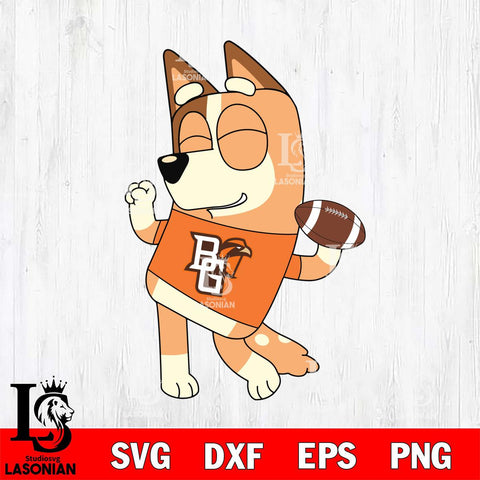 Bowling Green Falcons Chilli bluey Svg Eps Dxf Png File, Digital Download, Instant Download