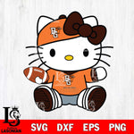 Bowling Green Falcons Cute Hello Kitty Football 11 Svg Eps Dxf Png File, NCAA svg, Digital Download, Instant Download