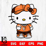 Bowling Green Falcons Cute Hello Kitty Football 2 Svg Eps Dxf Png File, NCAA svg, Digital Download, Instant Download