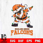 Bowling Green Falcons Dabbing Santa Claus Ugly Christmas Svg dxf eps png pdf file,NCAA svg,Digital Download,Cricut file