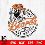 Bowling Green Falcons Dad With Beard Are Better Svg Eps Dxf Png File, Digital Download, Instant Download