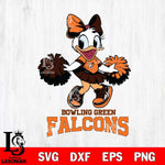 Bowling Green Falcons Daisy Duck Cheerleader Disney, Svg Eps Dxf Png File, Digital Download