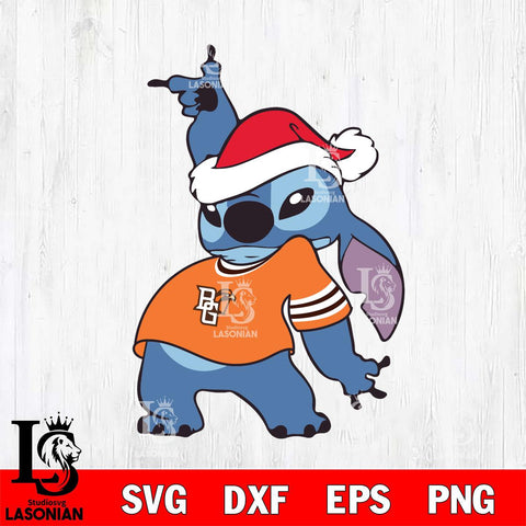 Bowling Green Falcons Disney Lilo & Stitch Christmas Svg Eps Dxf Png File, Digital Download, Instant Download