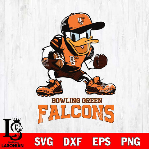 Bowling Green Falcons Donal Duck Disney, Svg Eps Dxf Png File, Digital Download