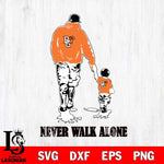 Bowling Green Falcons Fathers Day Never Walk Alone Svg Eps Dxf Png File, Digital Download, Instant Download