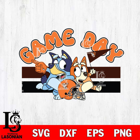 Bowling Green Falcons Game Day Bluey Svg Eps Dxf Png File, Digital Download, Instant Download