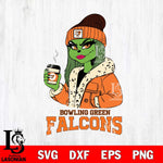 Bowling Green Falcons Girls Grinch Bougie Svg Eps Dxf Png File, Digital Download, Instant Download