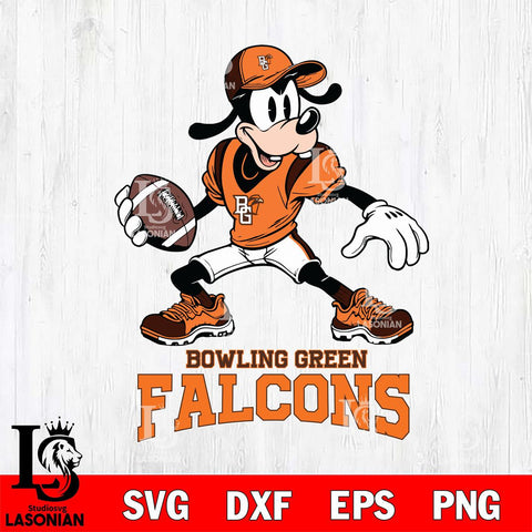 Bowling Green Falcons Goofy Disney, Svg Eps Dxf Png File, Digital Download