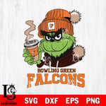 Bowling Green Falcons Grinch Cofffe Hoodie Cut Files Cricut, Svg Dxf Eps Png file, Digital download , Silhouette