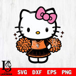 Bowling Green Falcons Hello Kitty Cheerleader Svg Eps Dxf Png File, Digital Download, Instant Download