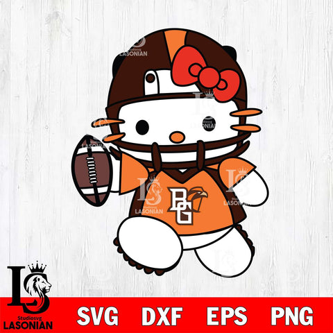 Bowling Green Falcons Hello Kitty sport 11 Svg Eps Dxf Png File, NCAA svg, Digital Download, Instant Download