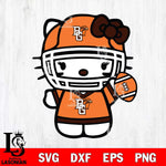 Bowling Green Falcons Hello Kitty sport 6 Svg Eps Dxf Png File, NCAA svg, Digital Download, Instant Download