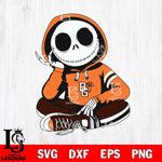 Bowling Green Falcons Jack Skellington halloween Svg Eps Dxf Png File, NCAA svg, Digital Download, Instant Download