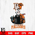 Bowling Green Falcons Jason Voorhees 10 Svg Eps Dxf Png File, Digital Download