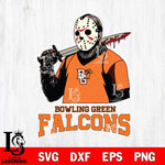 Bowling Green Falcons Jason Voorhees 11 Svg Eps Dxf Png File, Digital Download