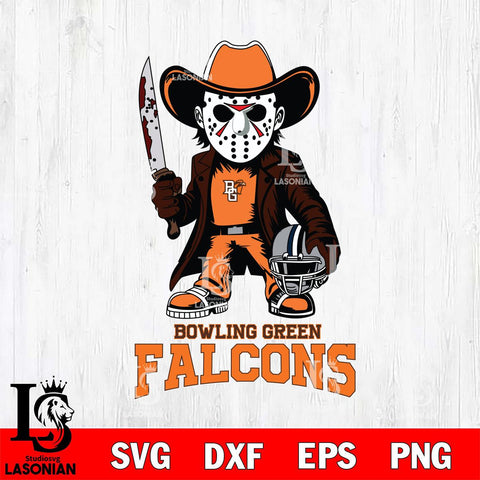 Bowling Green Falcons Jason Voorhees 3 Svg Eps Dxf Png File, Digital Download