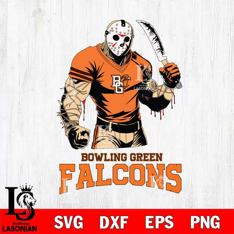 Bowling Green Falcons Jason Voorhees Svg Eps Dxf Png File, Digital Download