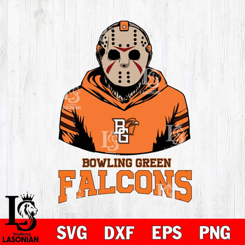 Bowling Green Falcons Jason Voorhees 4 Svg Eps Dxf Png File, Digital Download