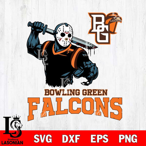 Bowling Green Falcons Jason Voorhees 5 Svg Eps Dxf Png File, Digital Download