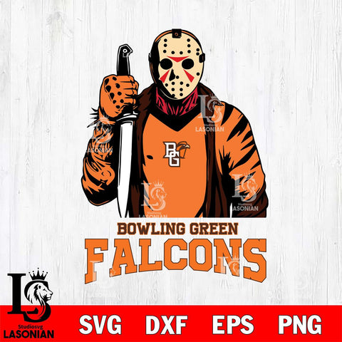 Bowling Green Falcons Jason Voorhees 6 Svg Eps Dxf Png File, Digital Download