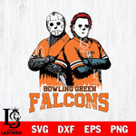 Bowling Green Falcons Jason Voorhees 8 Svg Eps Dxf Png File, Digital Download