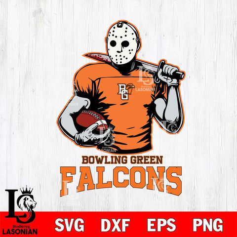 Bowling Green Falcons Jason Voorhees 9 Svg Eps Dxf Png File, Digital Download