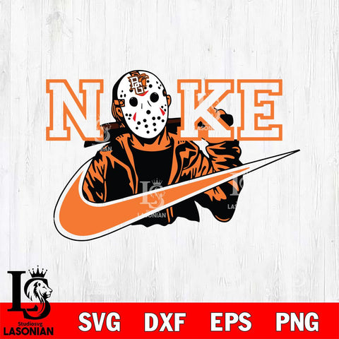 Bowling Green Falcons Jason Voorhees Nike Svg Eps Dxf Png File, Digital Download, Instant Download