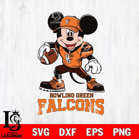 Bowling Green Falcons Mikey Mouse Disney, Svg Eps Dxf Png File, Digital Download