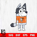 Bowling Green Falcons Muffin Bluey Svg Eps Dxf Png File, Digital Download, Instant Download