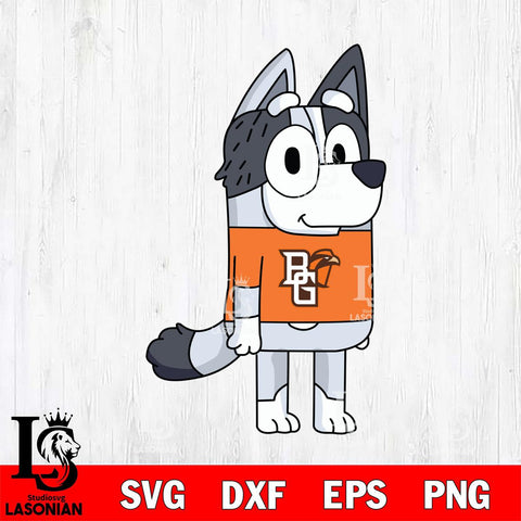 Bowling Green Falcons Muffin Bluey Svg Eps Dxf Png File, Digital Download, Instant Download