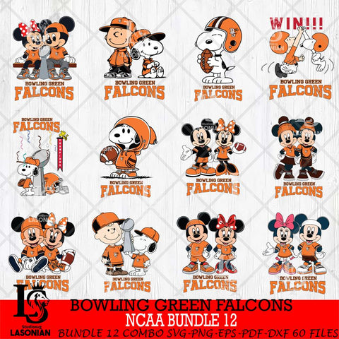 Bowling Green Falcons NCAA Bundle 12 Svg Eps Dxf Png File,Bundle NCAA svg , Digital Download , Instant Download, Cricut File