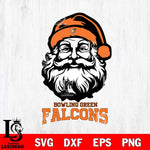 Bowling Green Falcons Santa Claus Christmas Svg dxf eps png pdf file,NCAA svg,Digital Download,Cricut file