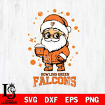 Bowling Green Falcons Santa Claus Coffe Svg dxf eps png pdf file,NCAA svg,Digital Download,Cricut file