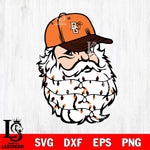 Bowling Green Falcons Santa Claus Face Svg dxf eps png pdf file,NCAA svg,Digital Download,Cricut file